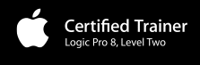 Certified_Trnr_LogPro8_Lvl2_wht.gif Apple Certified Trainer